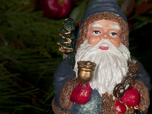 Santa doložka ornament zblízka — Stock fotografie