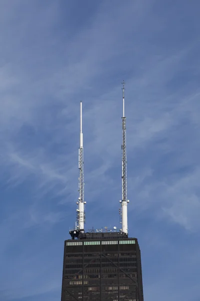 アメリカ、シカゴのウィリス ・ タワーの上部 — ストック写真