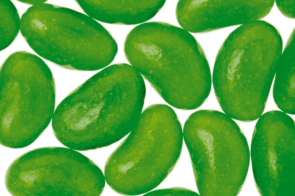 Top view of green candies — Stock Photo, Image