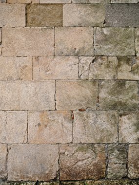 Eski Avrupa blok taş duvar