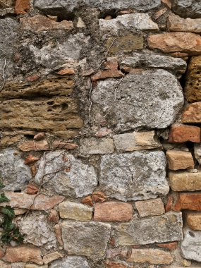 dağınık duvar eski görünümünü
