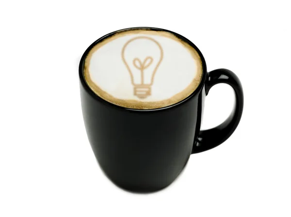 Idee Cappuccino — Stockfoto