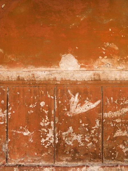 Mur abstrait orange en orange toscan — Photo