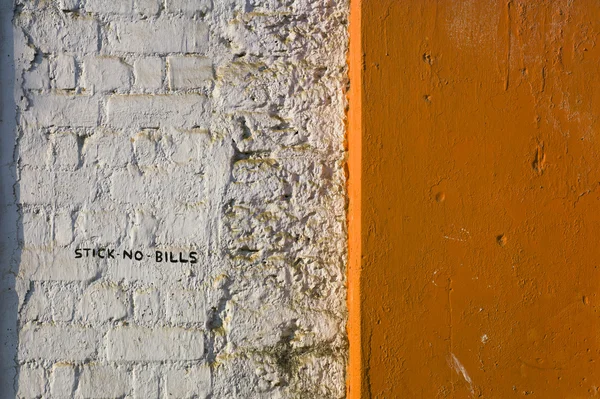 Stick no bills sign — Stock Photo, Image