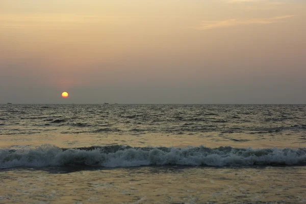 Zonsondergang pollethai — Stockfoto