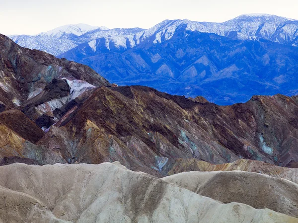 Paysage de la vallée de la mort aux couleurs vives — Photo