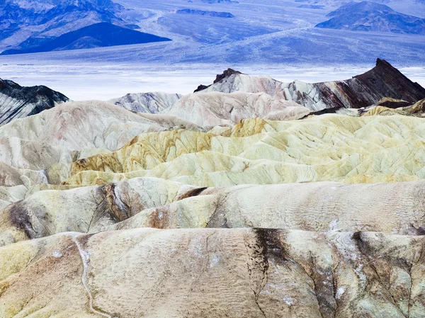 Povětrnostní eroze v death valley — Stock fotografie