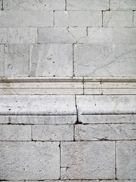 White blocks church wall — Stock Photo, Image