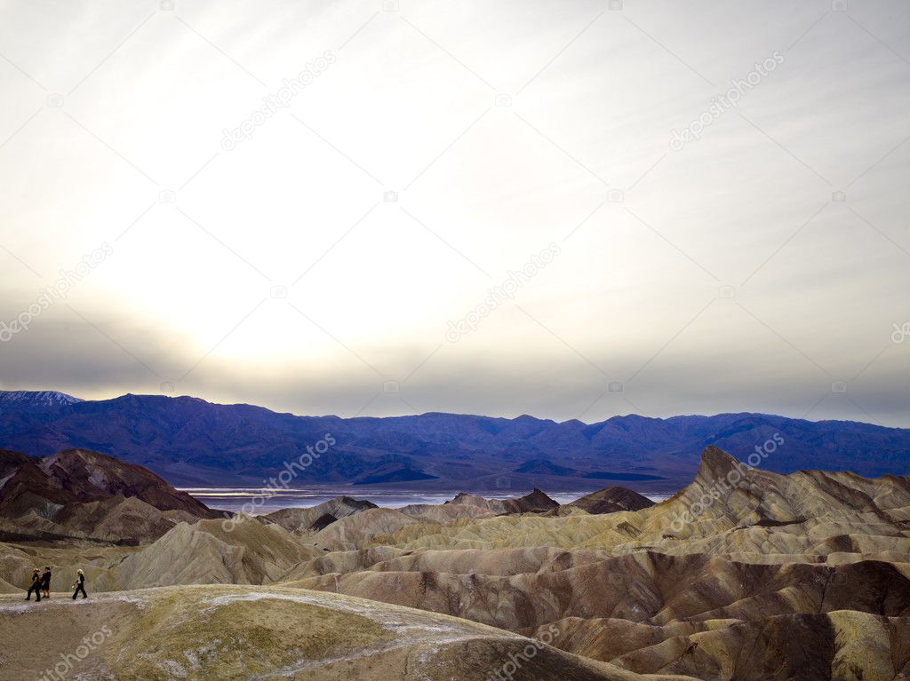 Mountainous Landscape in Death Valley