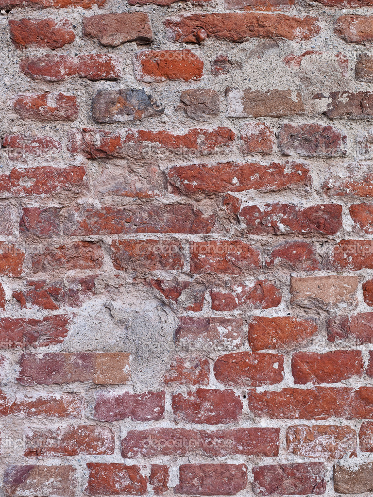 ladrillo rojo desgastado — Foto de stock © kozzi2 #19455425