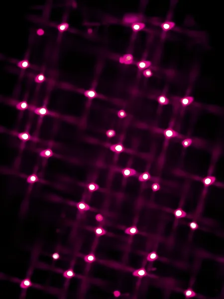 Oskärpa dekorativa lila neonljus — Stockfoto