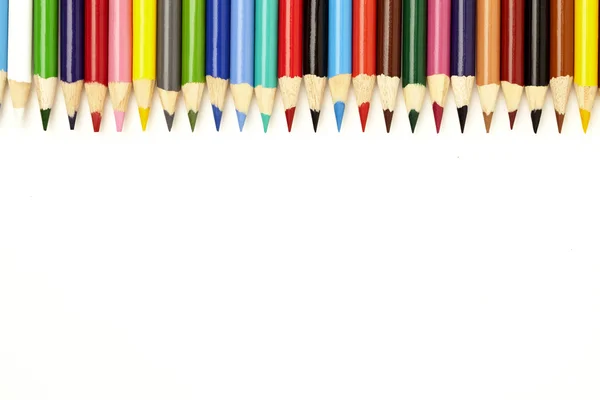 Rainbow crayons — Stock Photo, Image
