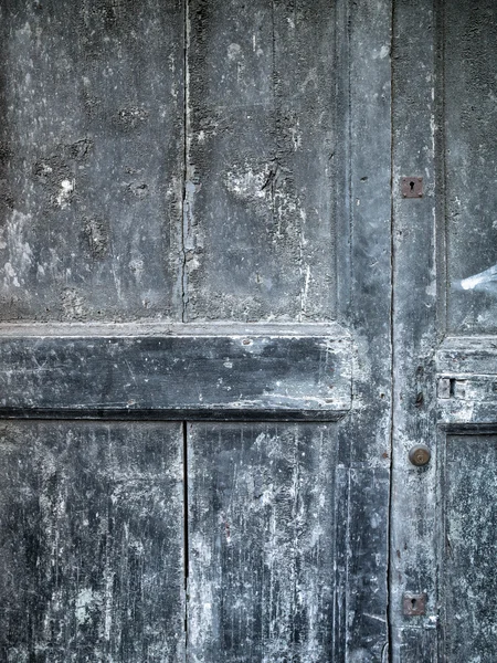 Antica porta in legno in toscana — Foto Stock