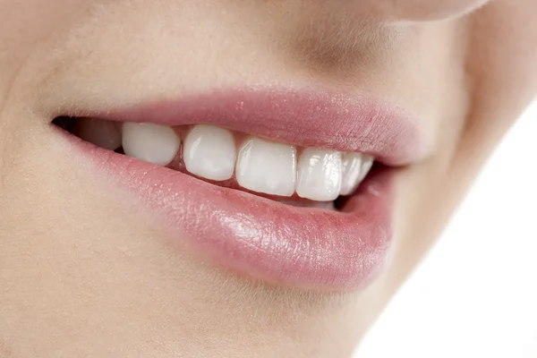462 lábios femininos sorridentes — Fotografia de Stock