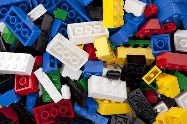 Muhtelif lego arka plan
