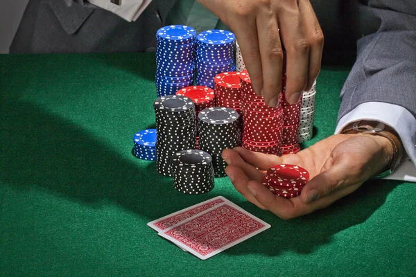 470 jogando poker — Fotografia de Stock