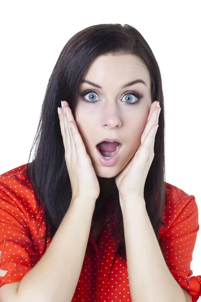 Shocked woman — Stock Photo, Image