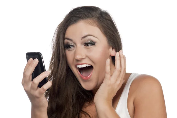 Image of a happy young female — Stock Photo, Image