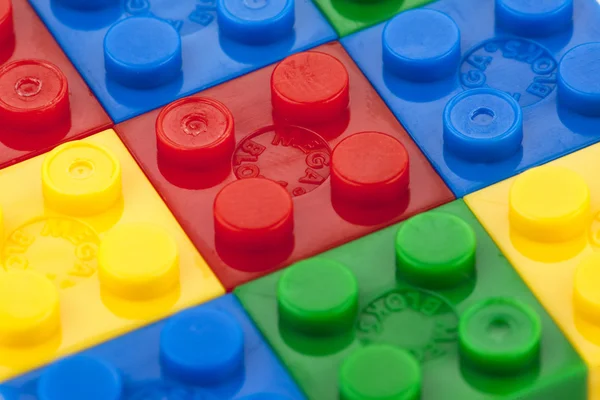 147 mattoncini lego colorati — Foto Stock