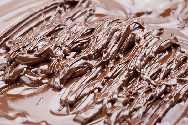 Brown melted chocolate — Stock Photo, Image