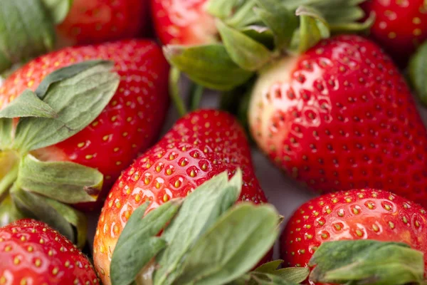 Nahaufnahme von Erdbeeren — Stockfoto