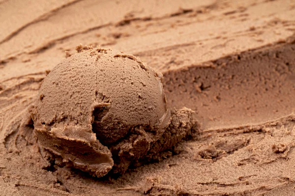 Csokoládé lágy szolgálja fagylalt — Stock Fotó