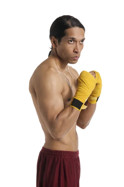638 boxeador masculino serio —  Fotos de Stock