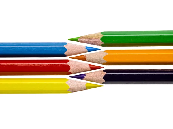 249 color pencils — Stock Photo, Image