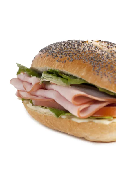 296 delizioso panino al prosciutto — Foto Stock