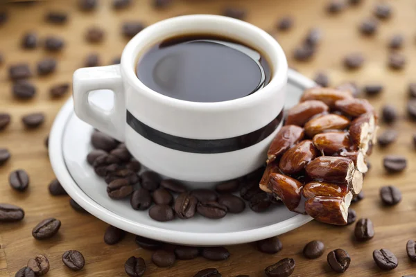 302 coffee drink with beans — Stock Photo, Image