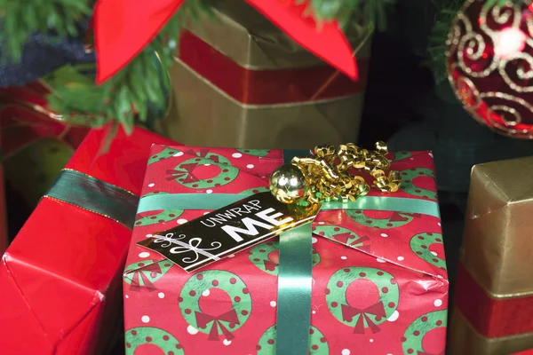 316 christmas gifts — Stock Photo, Image