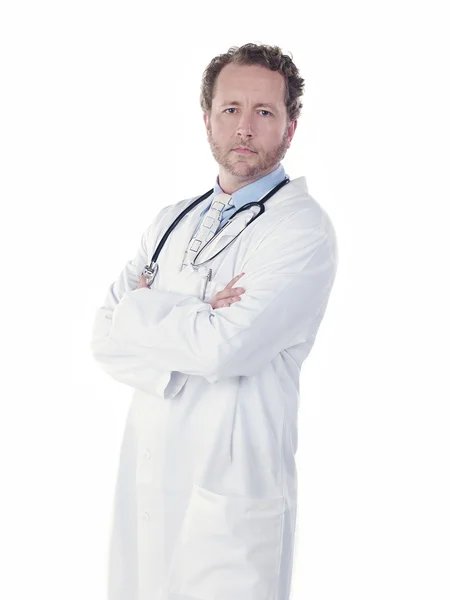 740 portret van een jonge dokter van vertrouwen — Stockfoto