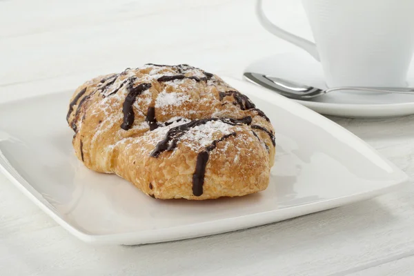 749 chocolate croissant — Stock Photo, Image