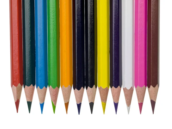 752 kolorowe ołówki — Zdjęcie stockowe