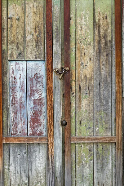 753 vecchia porta di legno — Foto Stock