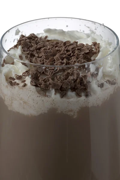 754 chocolate drink with whipped cream — Stock Photo, Image