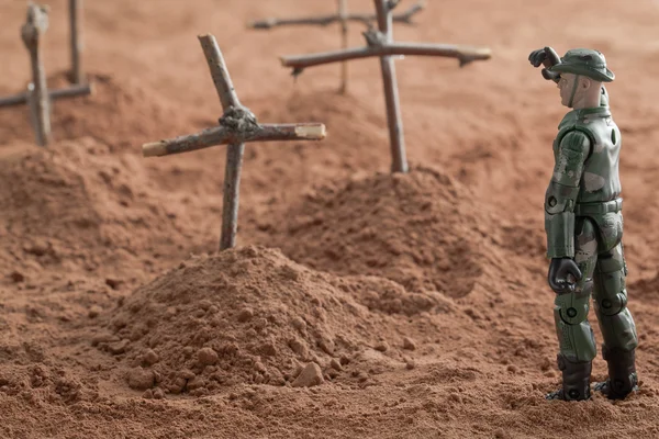 759 soldiers grave — Stock Photo, Image