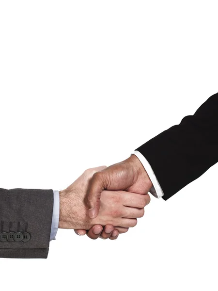 Коллеги по бизнесу пожимают руки — стоковое фото