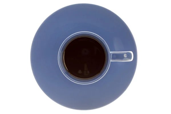 394 Draufsicht auf schwarzen Kaffee — Stockfoto