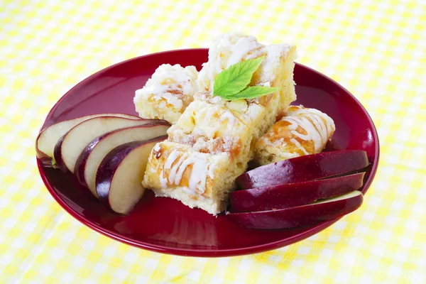 541 pastel de manzana listo para comer —  Fotos de Stock