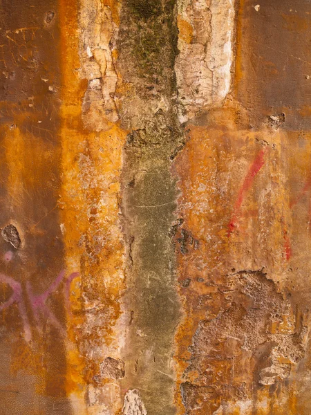 562 cucitura della parete arancione — Foto Stock