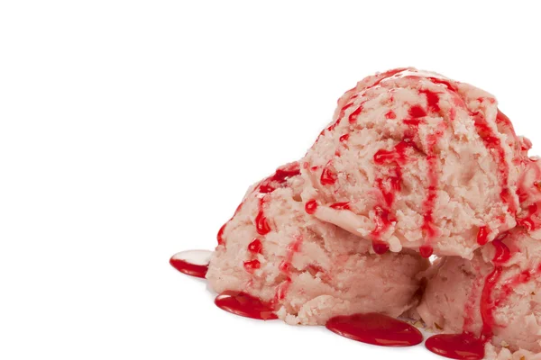 Helado de fresa — Foto de Stock