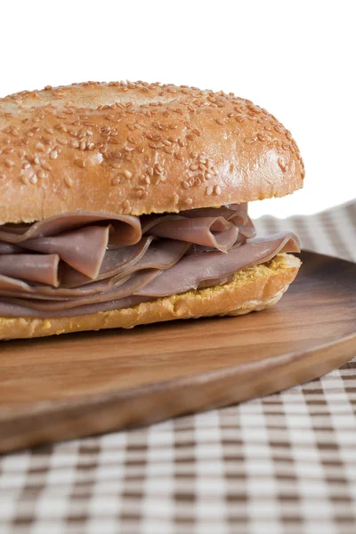 Broodje 615 ham — Stockfoto