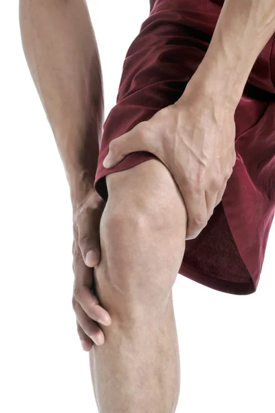 615 hombre con dolor de rodilla — Foto de Stock