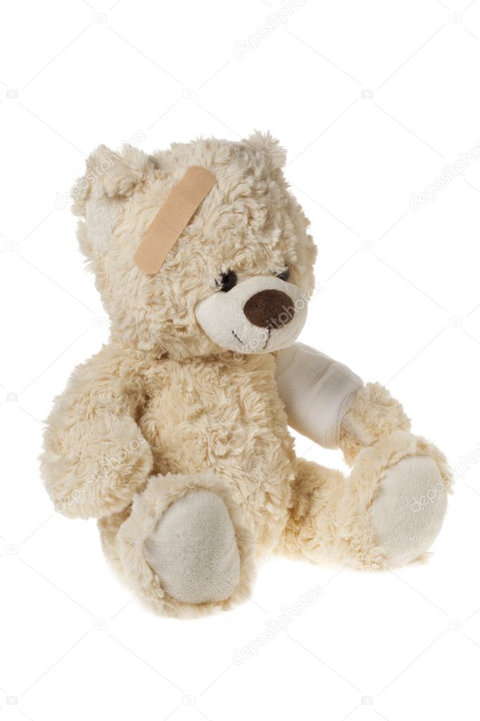 398 injured teddy bear