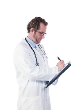 genç doktor rapor yazma