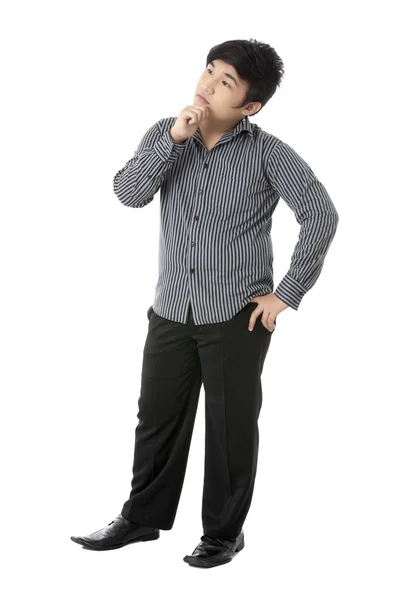 Asian man thinking — Stock Photo, Image