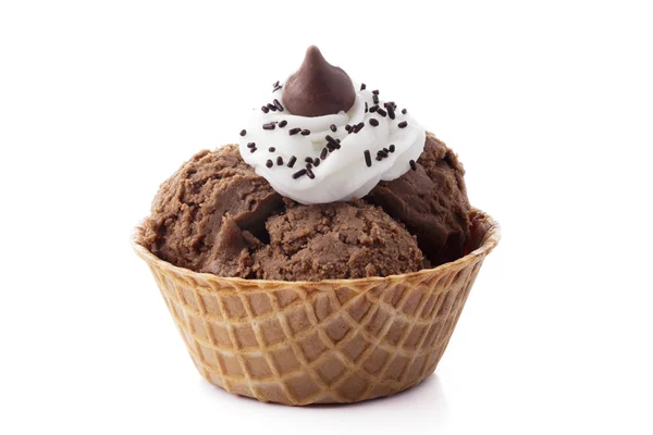 Chocolate ice cream — Stock Photo, Image