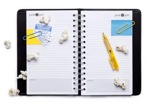 Notebook organizator — Zdjęcie stockowe