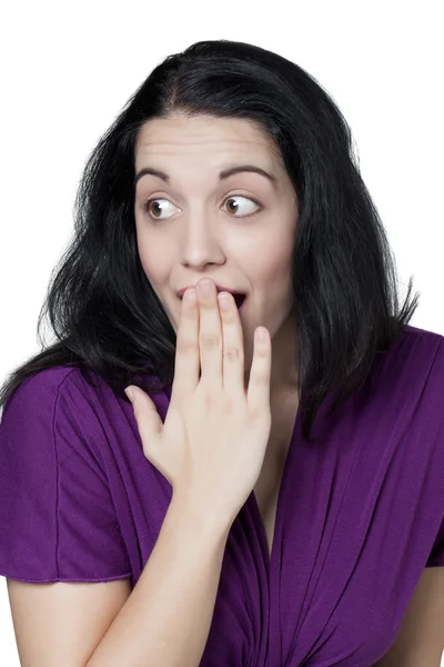 Shocked woman — Stock Photo, Image